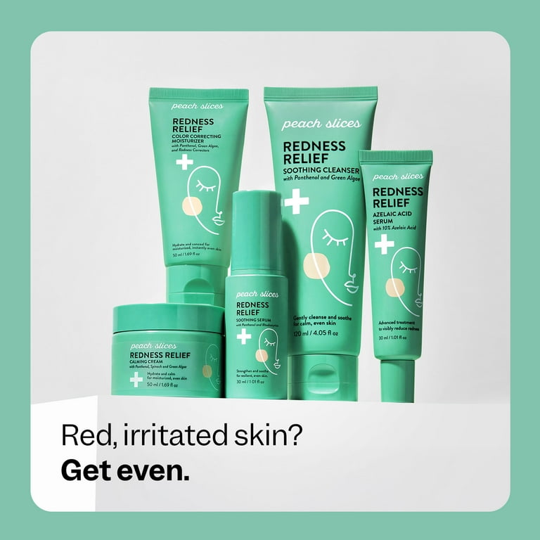 Peach Slices Redness Relief Calming Cream, 1.69 fl oz Peach Slices Redness Relief Calming Cream, 1.69 fl oz