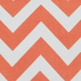 thumbnail image 2 of Orange Ivory Chevron Down Filled Throw Pillow, 2 of 2