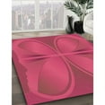 thumbnail image 3 of Ahgly Company Machine Washable Indoor Square Transitional Pink Lemonade Pink Area Rugs, 8' Square, 3 of 7