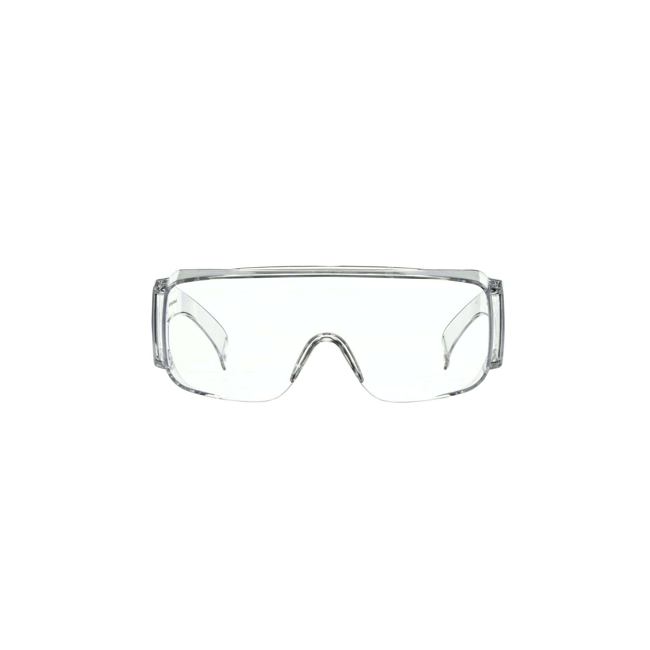 3M Over-the-Glass Clear Lens Eyewear Protection, Clear Frame