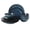 Blue, variant on Gibson Elite Castle Peak Plates and Bowls Set, 12-Piece Dinnerware Set, Taupe Reactive Glaze Stoneware Dishes, Dinner Plates, Salad Plates & Cereal Bowls