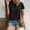 Black, variant on Womens T Shirt Short Sleeve Workout Tops Solid Color T Shirts Loose Fit Crewneck Basic Tee Summer Top Khaki