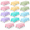 Pastel Rectangle, variant on Pastel Rectangle Disposable Plastic Tablecloths, 14 Pack 54 x 108 Inch