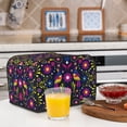 thumbnail image 6 of Lsque Colorful Mexican Print 4 Slice Toaster Cover , Kitchen Appliance Dustproof Protector , Toaster Protector Dustproof Kitchen Appliance Cover, 6 of 7
