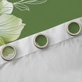 thumbnail image 4 of Manfei Green White Flower Black Out Curtains,Country Floral Curtains Pack of 2 (42x63 Each),Rustic Aestheric Bedroom Curtains For Girls Kids,Breathable Home Decor, 4 of 6
