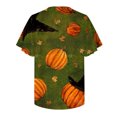 thumbnail image 5 of Camiseta de manga corta suelta con cuello en V y estampado informal a la moda de verano para mujer Fridja  zx3646, 5 of 5