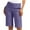 Purple, variant on ABATAB Women's Bermuda Shorts Lightweight Casual Lounge Shorts Wide Leg Baggy Golf Hiking Travel Shorts with Pockets