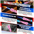 thumbnail image 4 of Encendedor Rellenable A Prueba Viento Multiusos De Cocina Eo Safe Imports Rosa-azul, 4 of 5