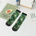 thumbnail image 7 of Pofeuu Thorns Of Macro Cactus Print 30cm Socks, Adult Running Hiking Socks for Youth and Adult, 7 of 7