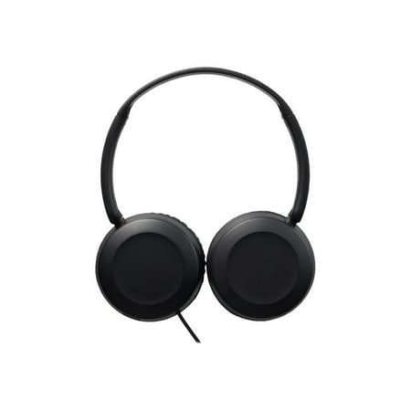 JVC - Powerful Sound On Ear Headphones - Black