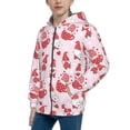thumbnail image 2 of Kdxio Valentine Gnomes Pattern Kids Boys Girls Zip Up Hoodie 3D Printed Hooded Sweatshirt Hoody Coat with Pocket 7-12 Y-Small, 2 of 6