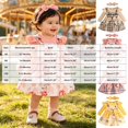thumbnail image 7 of CAICJ98 Baby Girl Clothes Fall Winter Outfit Long Sleeve Ruffle Romper Plaid Skirt Bow Headband 3 Pcs Set (Beige,12-18 Months), 7 of 7