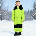 thumbnail image 6 of Meichang Toddler Snow Suit Boys Girls One Piece Winter Warm Insulated Skisuit Comfy Waterproof Toddler Ski Suits for 1-9 Years, 6 of 10