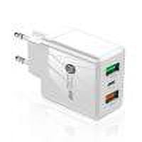Standard 45W Dual USB QC3.0+PD25W Fast Charger for Mobile Phones