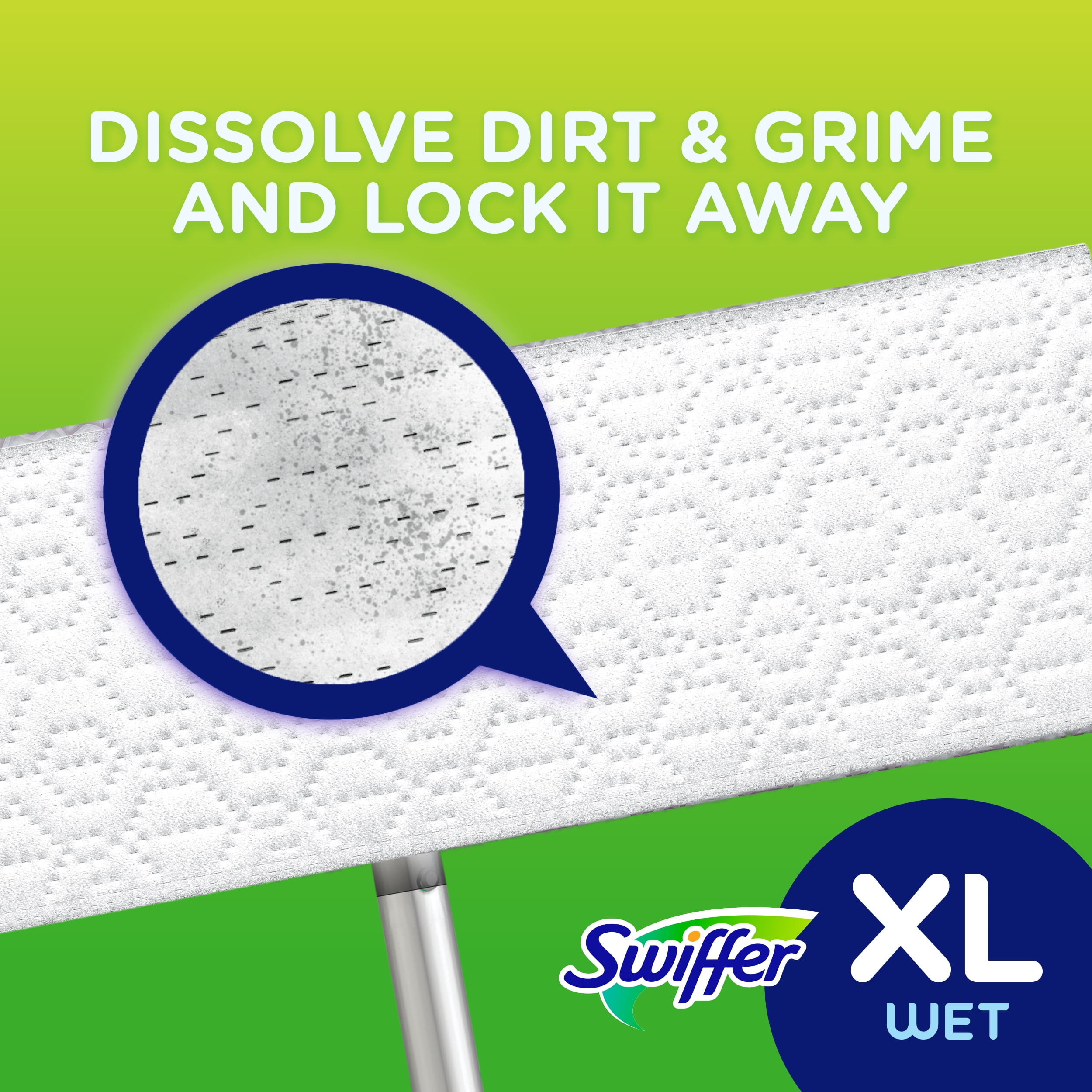 Swiffer Sweeper Dry + Wet XL Sweeping Kit (1 Sweeper, 8 Dry Cloths, 2 Wet  Cloths) 