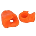 thumbnail image 2 of Violin Bow Grip Silicon for All Size Correcting Device Beginner Posture Grip Orange, 2 of 9