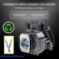 thumbnail image 2 of V13H010L49 Replacement Lamp for Projector,Compatible with EPSON ELPLP49,Home Cinema 8350,H373a,H419a Projector., 2 of 7