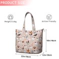 thumbnail image 4 of Colorful Chicken Floral Pattern Travel Tote Bags for Women Carry On,Large Weekender Bags for Women Travel,Multi Functional Duffle Bag for Work,Shopping,Sports, 4 of 5