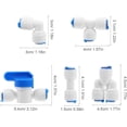 thumbnail image 2 of 10 Uds Conectores De Tubo De Filtro De Agua 1/4 Pulgadas Empuje Rápido Accesorios Para Purificadores Montaje De Sistema De Filtrado, 2 of 5