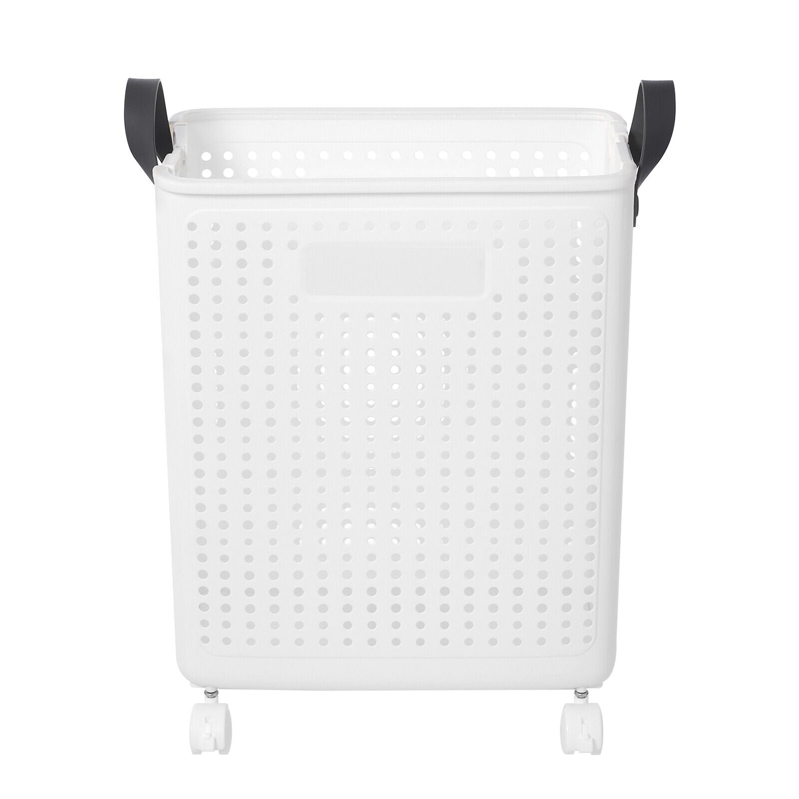 Folding Laundry Hamper, PP Clothes Basket, Dirty Clothes Hamper 4 Wheels For Use in Closets, Laundry Rooms, Dormitories, Apartments