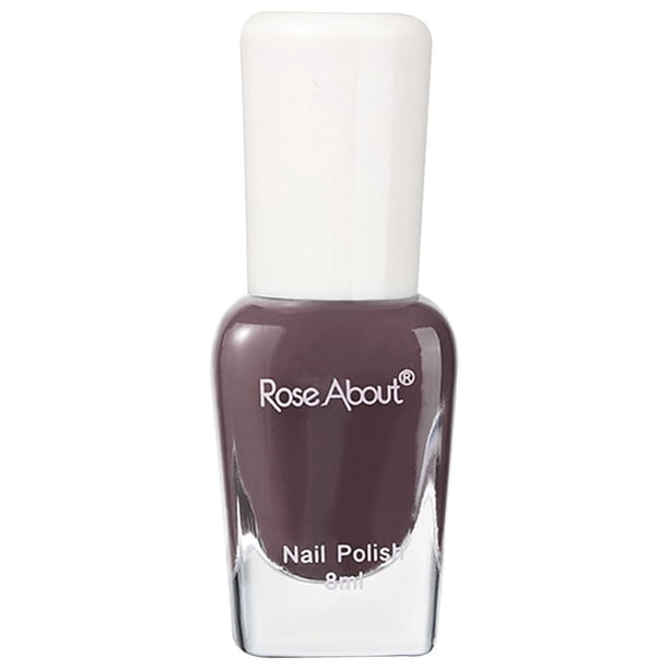 Esmalte de uñas a base de agua, desgarrable, para hornear, sin olor, brillante, con lentejuelas, para realzar las uñas (8 ml)