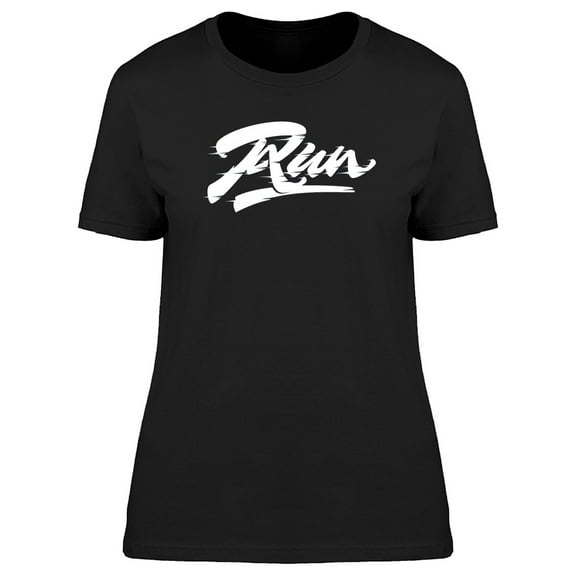 Rushing Run Graphic T-Shirt Women -Image by Shutterstock, Female 3X-Large