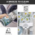 thumbnail image 6 of Flower Kitchen Rugs and Mats Non Skid Washable Set of 2, Daisy White Floral Wooden Kitchen Runner Rug, Farmhouse Vintage Rustic Kitchen Floor Mat Under Sink Mat Throw Rug for Doormat, 6 of 6