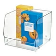 thumbnail image 3 of iDesign Plastic Open-Front Cabinet Organizing Bin, Extra-Large, Clear, 3 of 7