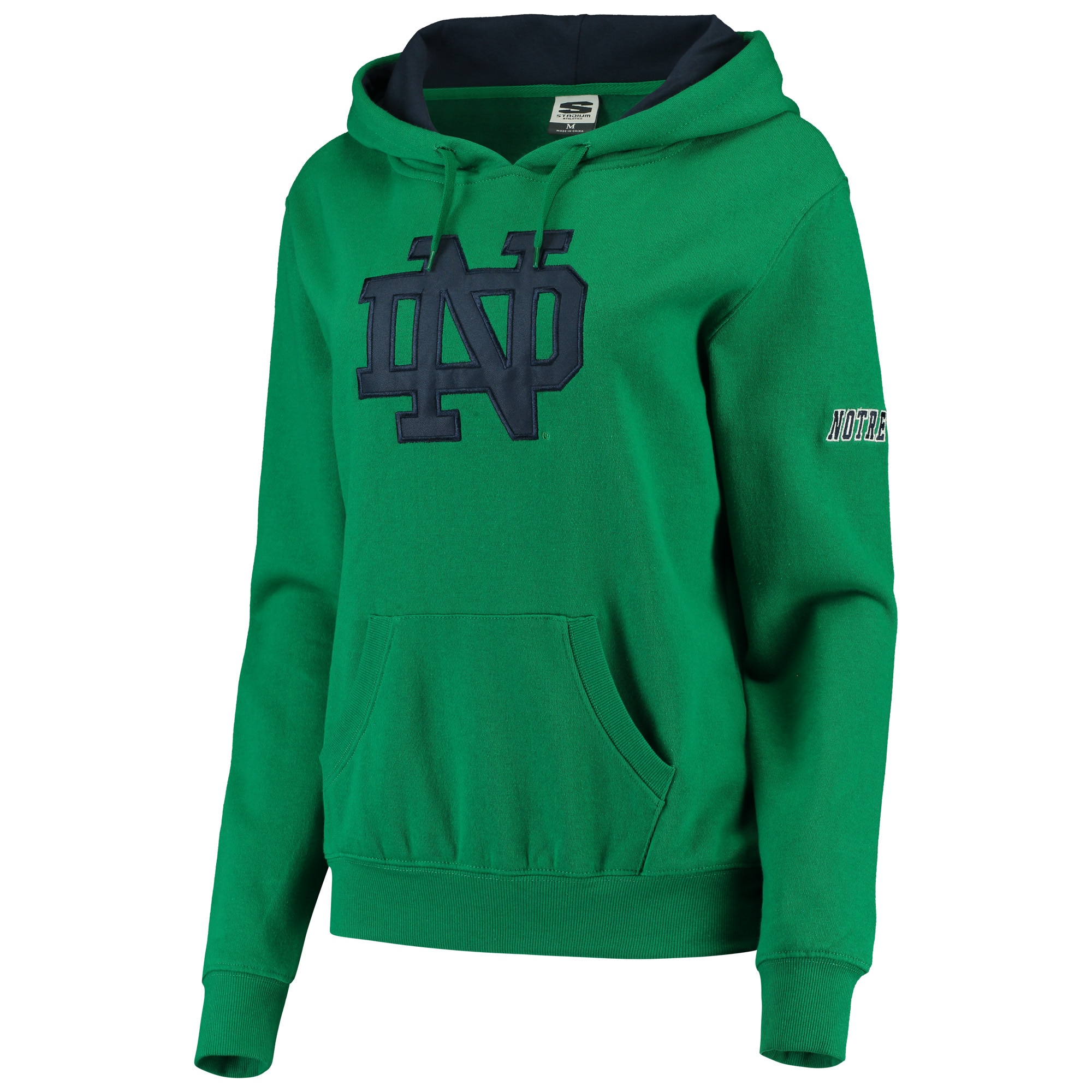 notre dame green pullover