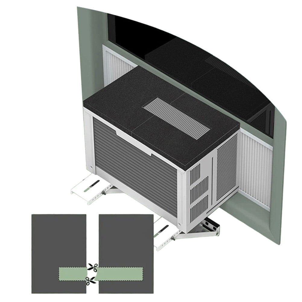 High Density Foam AC Drip Cover with Magnetic Back for Window Air Conditioners