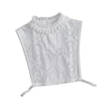 thumbnail image 3 of Corbatas desmontables, corbatas de muñeca falsa, cuello desmontable, cuello falso blanco, media camisa, corbatas para suéter, camiseta, 3 of 9