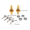 thumbnail image 4 of 1/28 Remote Control Cars Differential Modification Vehicle Drive Shaft DIY Kit Bearing Replacement for WLtoys K969 K979 K989 K999 Gold, 4 of 9