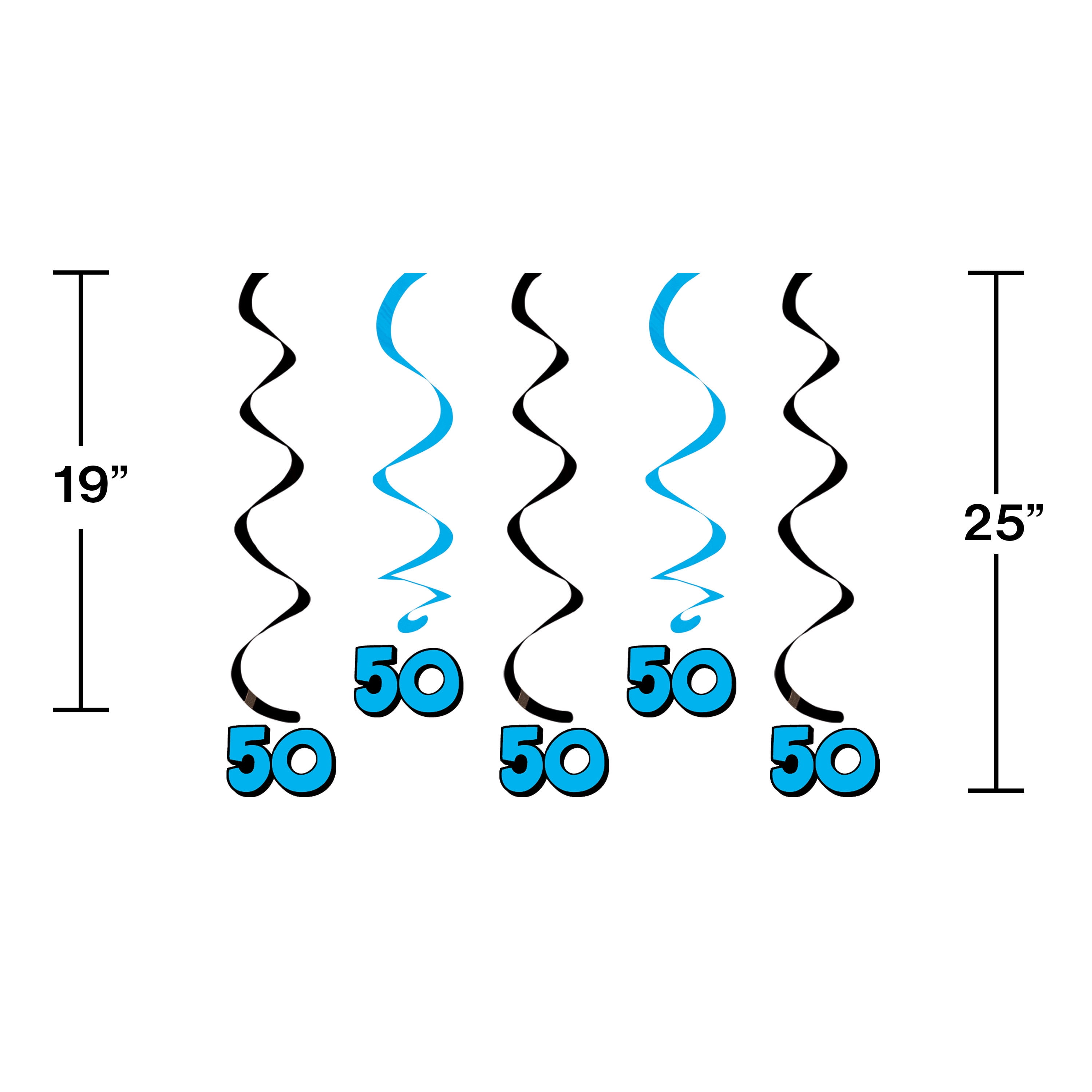 50th Birthday Clip Art Borders