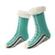thumbnail image 1 of Calcetines de invierno para suelo: calcetines forrados de forro polar extra gruesos para mujeres y hombres, calcetines térmicos cálidos para suelos fríos, calcetines antideslizantes para interiores, 1 of 5