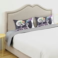 thumbnail image 3 of Yayeee Pillowcase Standard Size Set of 2 Satin Wrinkle Resistant Pillow Case, White Skeleton, 3 of 7