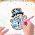 thumbnail image 3 of Pintura Nevera Magnina Painting Refrigerator Magnet 6 PPCS ACRYLIC NAVIDAD SANTA CLAUS PARA ADULTOS BIEN LA, 3 of 9