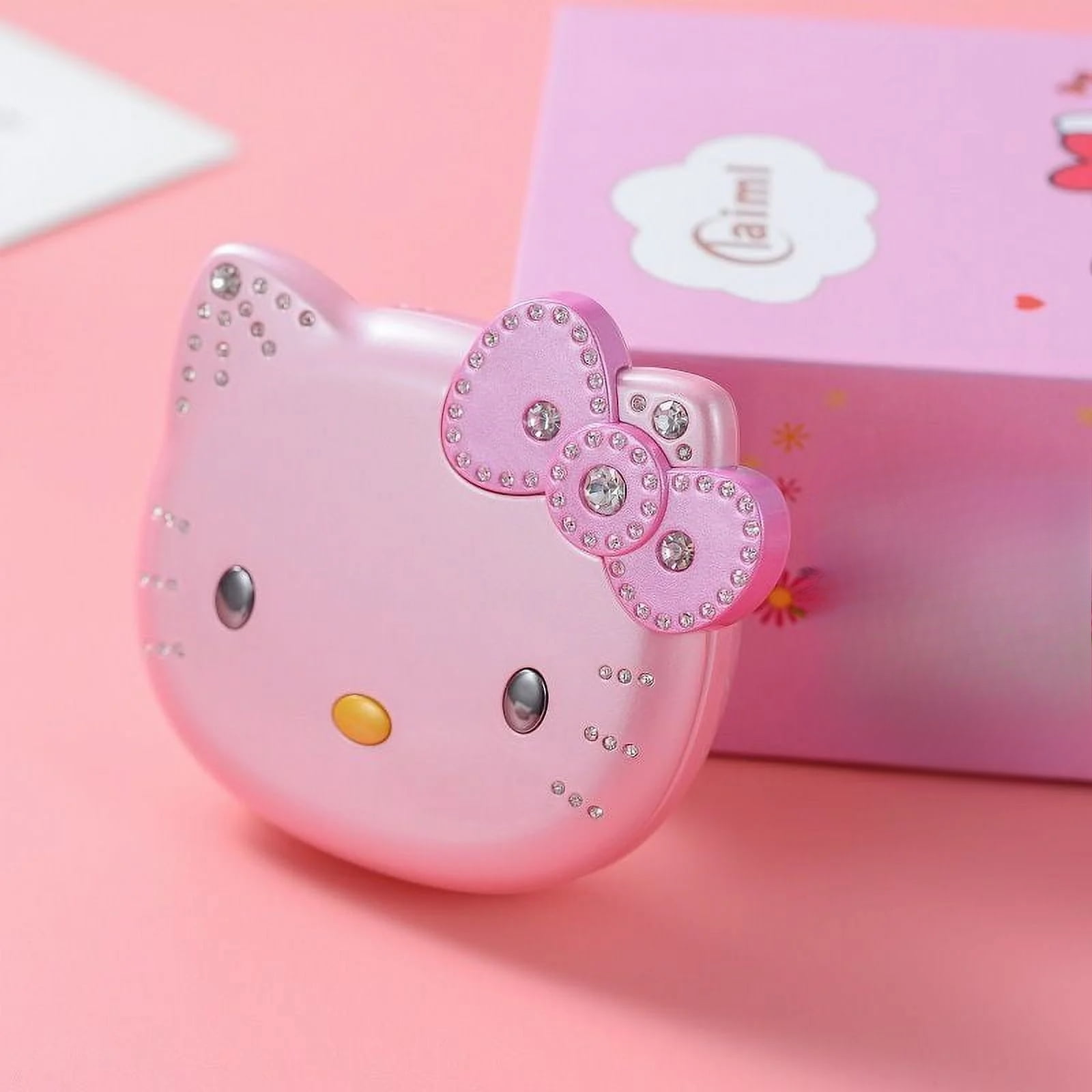 Flip Mobile Phones Cute K688+ Cartoon Kids Taiml Kawaii Mini Cellphone Birthday Fashion Girls Gifts Toys For Children
