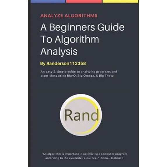 Pre-Owned A Beginners Guide to Algorithm Analysis (Paperback)