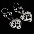 thumbnail image 3 of kusrkot 4x2 Pairs Love Heart Paw Fake Nipple Metal Non Pierced Clip On Adjustable, 3 of 9