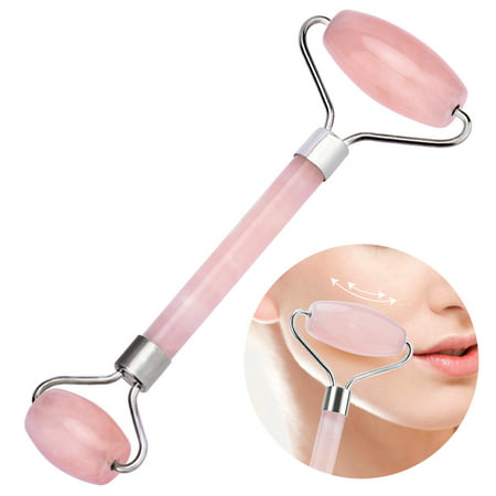 Rose Quartz Facial Massage Roller for Face Massage Anti-Aging, Anti-Wrinkle Beauty Skincare (Best Vibrator For Female Orgasm)