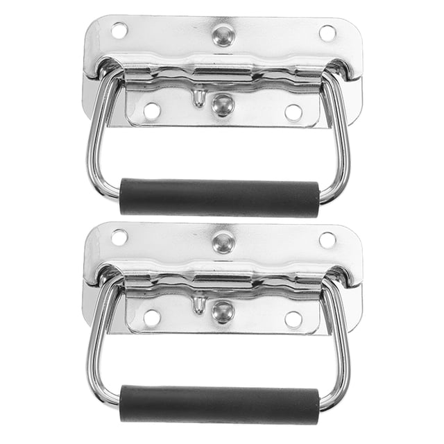 2pcs Heavy Duty Folding Pull Handle Stainless Steel Handles For Secure Grip Industrial Grade Foldable Handles Industrial Grade Foldable Handles