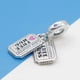 thumbnail image 4 of NEW Authentic 925 Sterling Silver Pink Original Charm Love Potion Murano Glass Heart Dangle Beads Fit Pandora Bracelet Jewelry, 4 of 4
