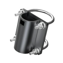 Almencla Antenna Bracket Internet Dish Pole Mount Heavy Duty Stable Eave Bracket Practical Satellite Support Bracket for Home RV Roofs