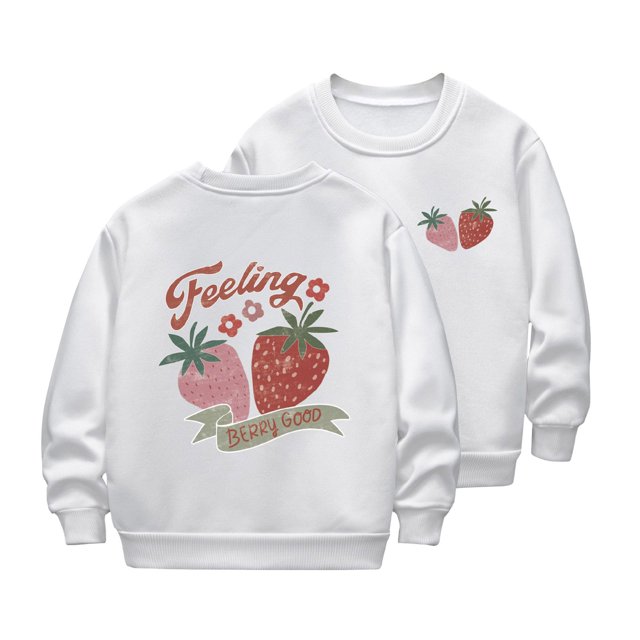 djtdsds Chandails en Molleton pour Adolescentes Enfants Automne et Hiver Manches Longues et Décontracté Épais Chaud Col Rond Chandail à Capuchon pour Garçons et Filles Chandails en Molleton Mignons Taille : 4-5 Ans