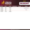 thumbnail image 3 of Metrix Premium Chassis Parts - 13.8 inch (350.5mm) 2 PC Front Coated Vented Disc Brake Rotor Fits 2007-2021 Lincoln Navigator, 2007-2021 Ford Expedition, 2010-2020 Ford F-150, Replacement 680508FZN, 3 of 9