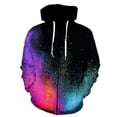 thumbnail image 1 of Sudadera con capucha con estampado de teñido anudado para hombre y mujer, suéter con cremallera, estilo hip hop, informal, 3D, 1 of 6