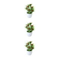 thumbnail image 4 of Guardoinrt Choose Favorite Colors Fake Potted Plants Designed For Any Room Artificial Plant Big Red Fruit 3Set, 4 of 6