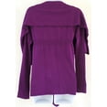 thumbnail image 3 of K. Jordan Purple Open Front Asymmetric Knit Cardigan Jacket, Women's Medium, 3 of 4