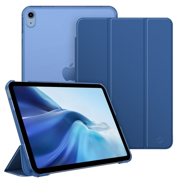 Fintie Case for iPad (A16) 11th Generation 11 Inch (2025), iPad 10th Generation 10.9 Inch (2022) with Translucent Frosted Back, Slim Shell Hard Stand Cover, Auto Sleep/Wake