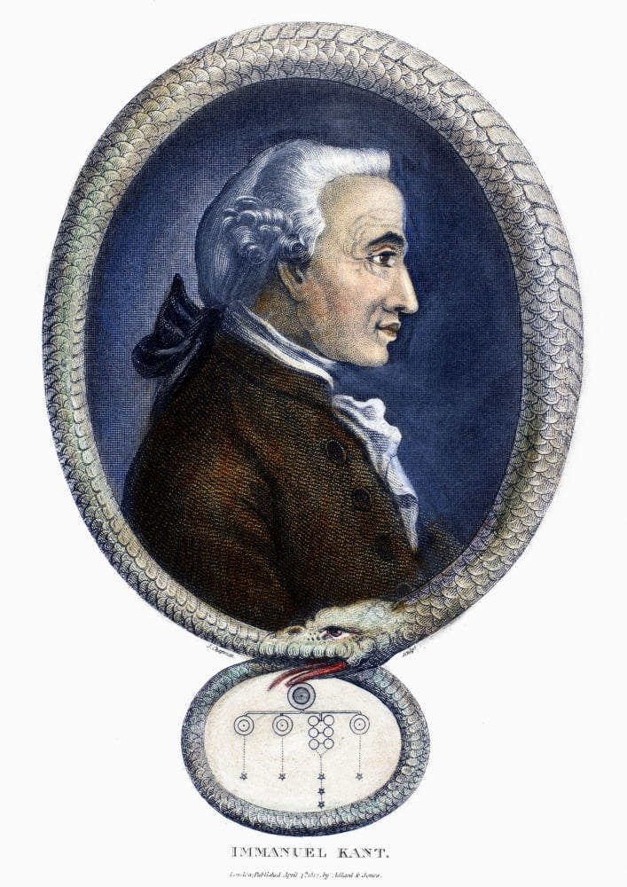 Stretched Canvas Art Immanuel Kant (17241804). /Ngerman